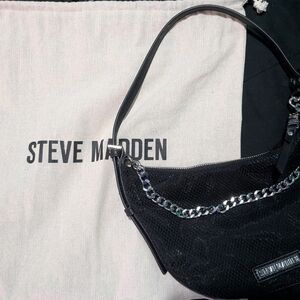 NWOT Steve Madden Black Shoulder Bag